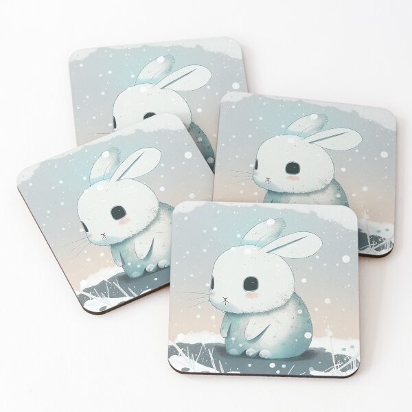 Item preview, Arctic Hare in the Snow Cute and Fun Design designed and sold by madtoyman.
