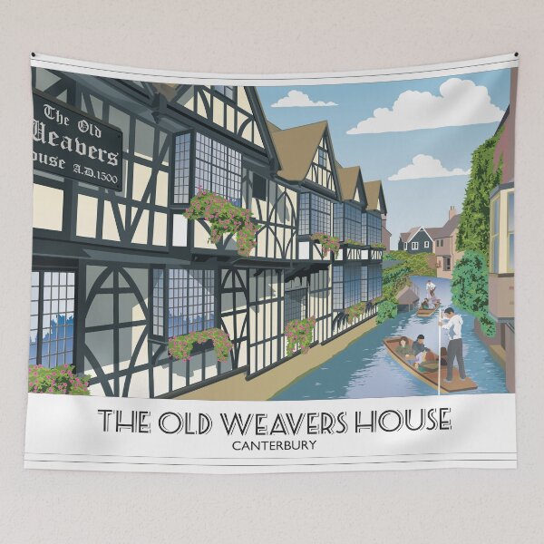 Item preview, Weavers Bridge, Canterbury designed and sold by CanterburyArt.