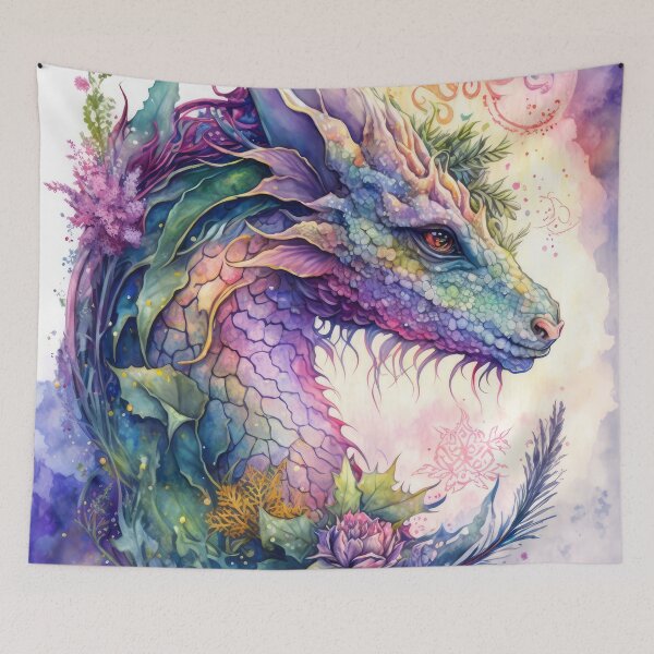 Item preview, Witchy Pastel Goth Fantasy Dragon designed and sold by MoonBohemian.