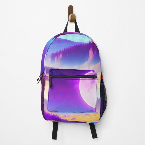 Item preview, Beautiful Purple Fantasy Dream Cosmic Landscape AI Art designed and sold by unusualillusion.