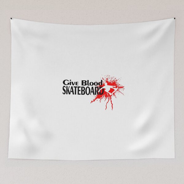 Item preview, Give Blood, Skateboard! designed and sold by flipper42.