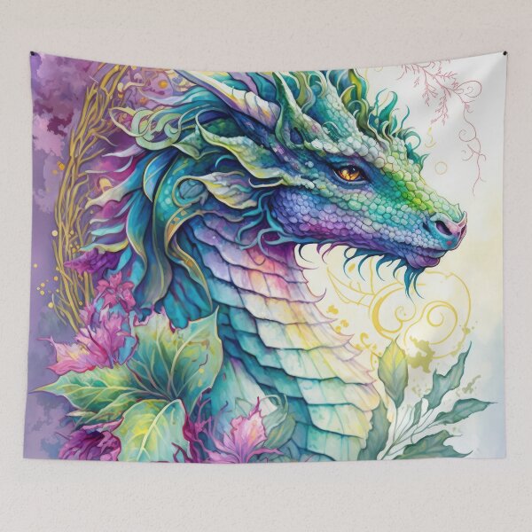 Item preview, Witchy Pastel Goth Fantasy Dragon designed and sold by MoonBohemian.