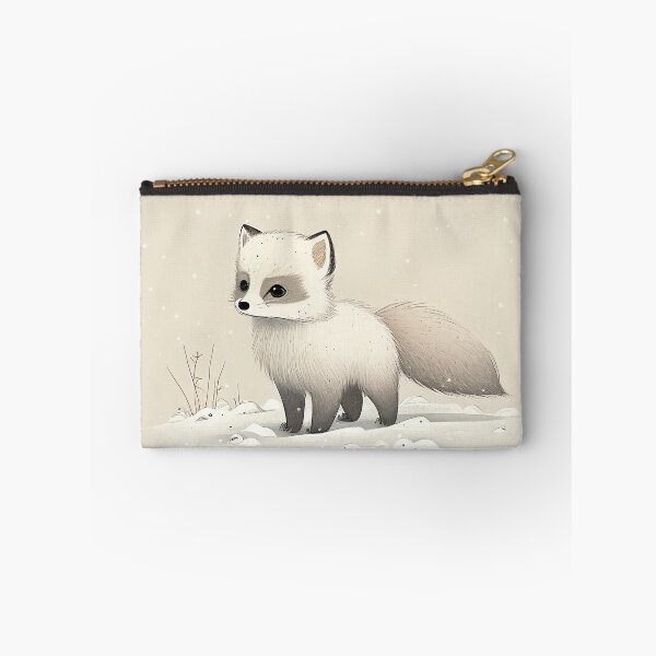 Item preview, Arctic Fox Cub in the Snow - Cute and Fun Design designed and sold by madtoyman.