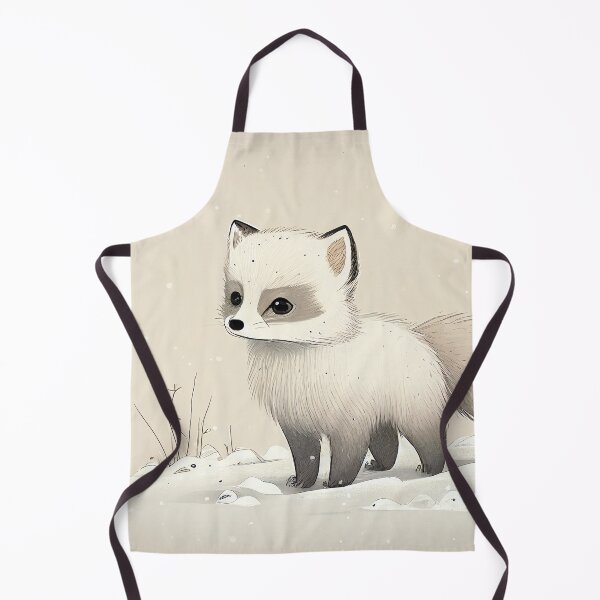 Item preview, Arctic Fox Cub in the Snow - Cute and Fun Design designed and sold by madtoyman.