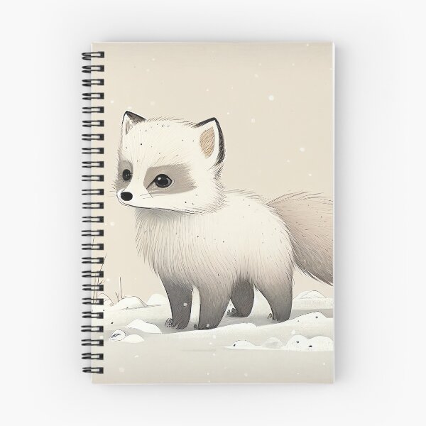 Item preview, Arctic Fox Cub in the Snow - Cute and Fun Design designed and sold by madtoyman.