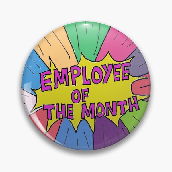 Item preview, Employee of the month star worker designed and sold by MiowandMolly.