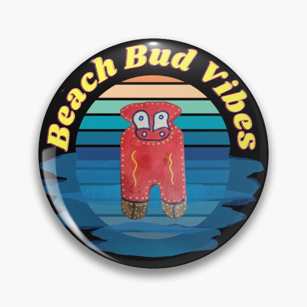 Aperçu de l'œuvre Beach Bud Vibes Coucher de soleil rétro créée et vendue par CharlieDingler.