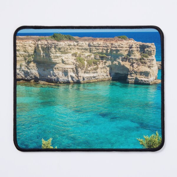 Item preview, Turquoise Sea, Cliffs and Green Trees. Puglia, Italy designed and sold by salarkoshop.