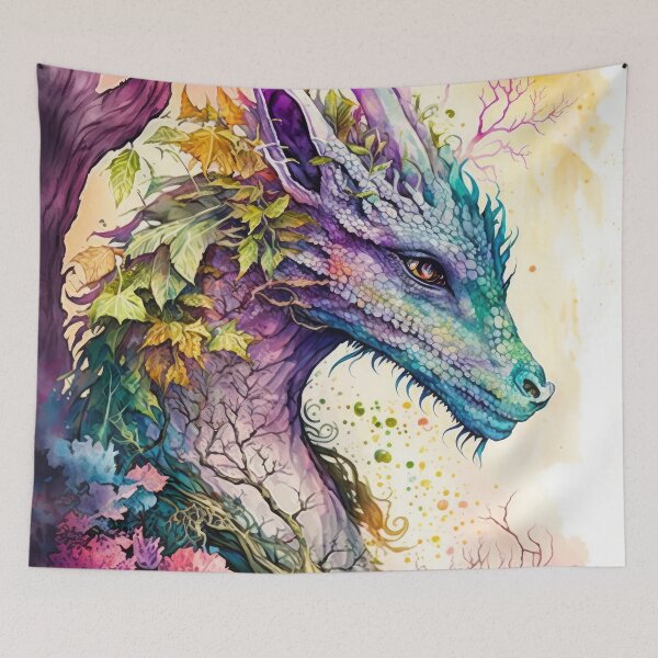 Item preview, Witchy Pastel Goth Fantasy Dragon designed and sold by MoonBohemian.