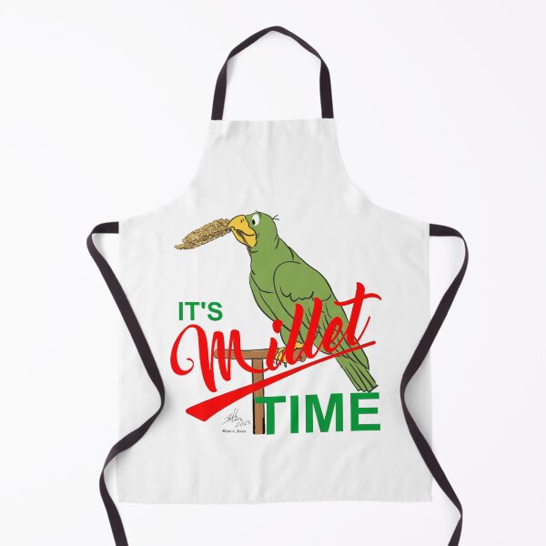 Item preview, It's Millet Time-Oscar the Cartoon Parrot designed and sold by Laughing Parrot Studio.