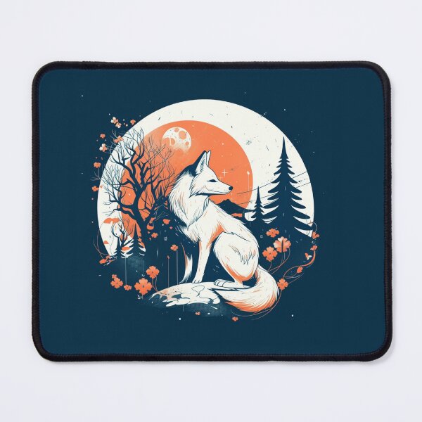 Item preview, White Fox Under The Trees Classic T-shirt designed and sold by Graphichut.