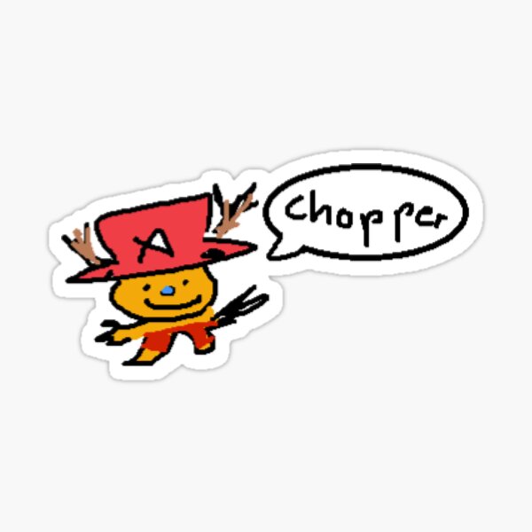 One Piece Chopper Sticker by SwiftDesign