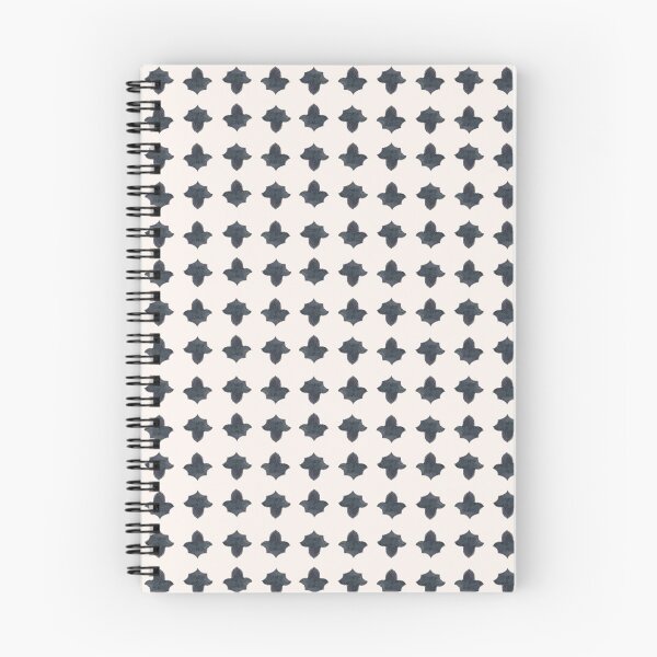 Item preview, Alhambra charcoal tile on ecru background designed and sold by cezidesign.