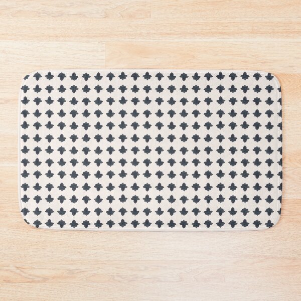 Item preview, Alhambra charcoal tile on ecru background designed and sold by cezidesign.