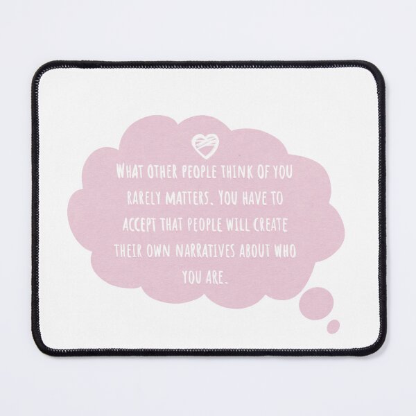 Item preview, What other people think of you rarely matters, quote designed and sold by manins ⭐⭐⭐⭐⭐.