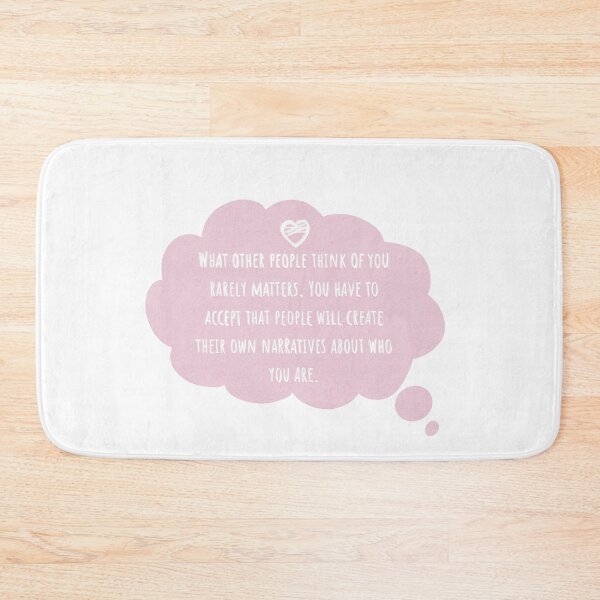 Item preview, What other people think of you rarely matters, quote designed and sold by manins ⭐⭐⭐⭐⭐.