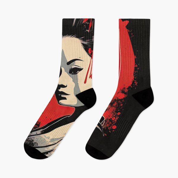 Item preview, Portrait illustration of a Japanese geisha designed and sold by RK - Shop.