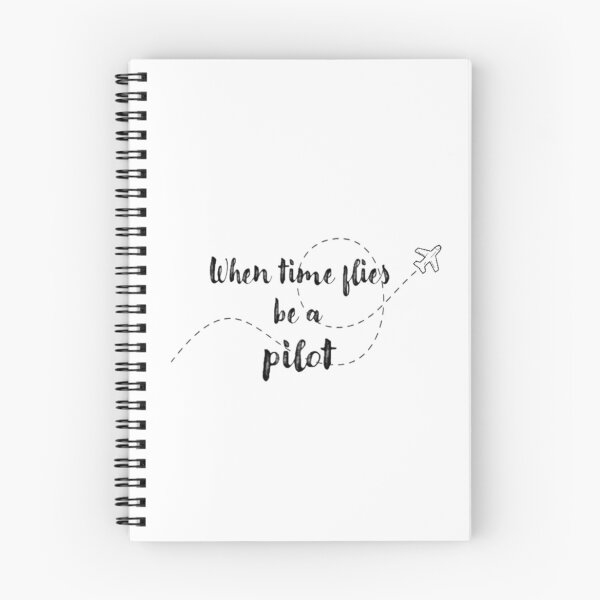 Item preview, When Time Flies Be A Pilot Quote designed and sold by TheArtAngels.