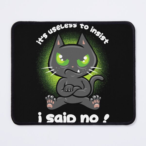 Item preview, stubborn cat designed and sold by Patrol.