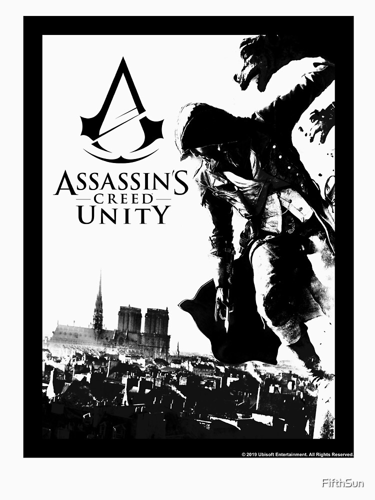 Disover Assassin's Creed Unity Full Gradient Gargoyle Rebel Poster | Essential T-Shirt 