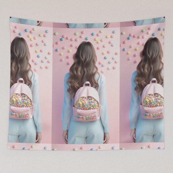 Item preview, Woman with Candy Backpack designed and sold by Alice  Monber 's Photoplay.