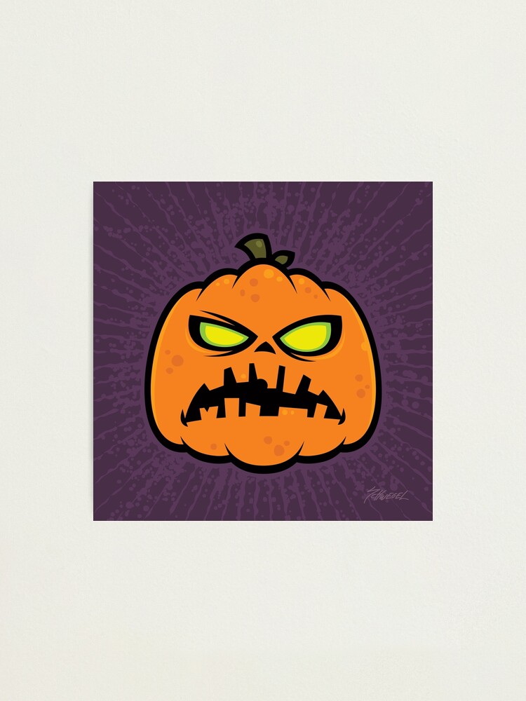 Alternate view of Pumpkin Zombie Photographic Print