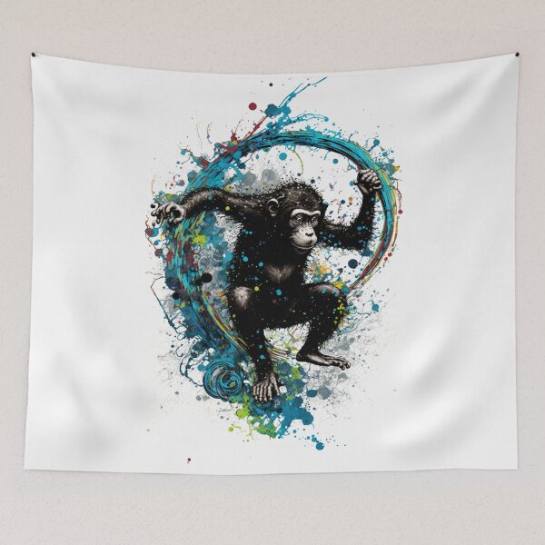 Item preview, Monkey Art-The New Monkey designed and sold by letsgetinspired.