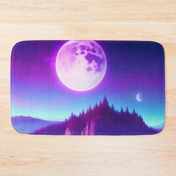 Item preview, Beautiful Purple Fantasy Dream Cosmic Landscape AI Art designed and sold by unusualillusion.