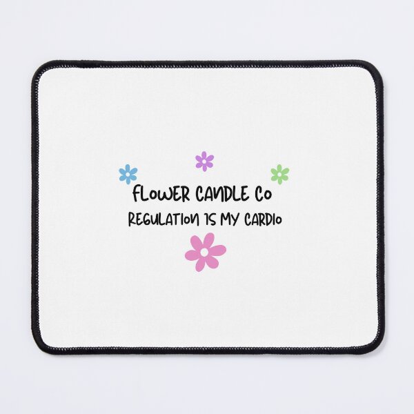 Item preview, Flower Candle Co Regulation Is My Cardio designed and sold by erion-store.