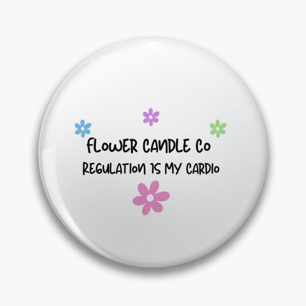 Item preview, Flower Candle Co Regulation Is My Cardio designed and sold by erion-store.