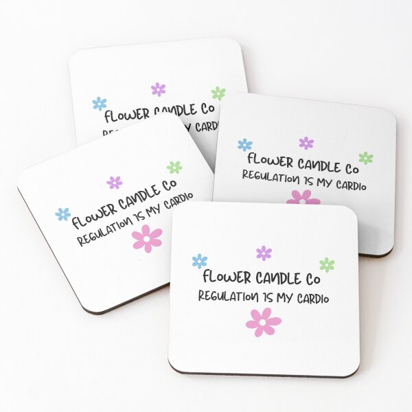 Item preview, Flower Candle Co Regulation Is My Cardio designed and sold by erion-store.