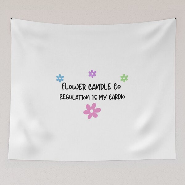 Item preview, Flower Candle Co Regulation Is My Cardio designed and sold by erion-store.