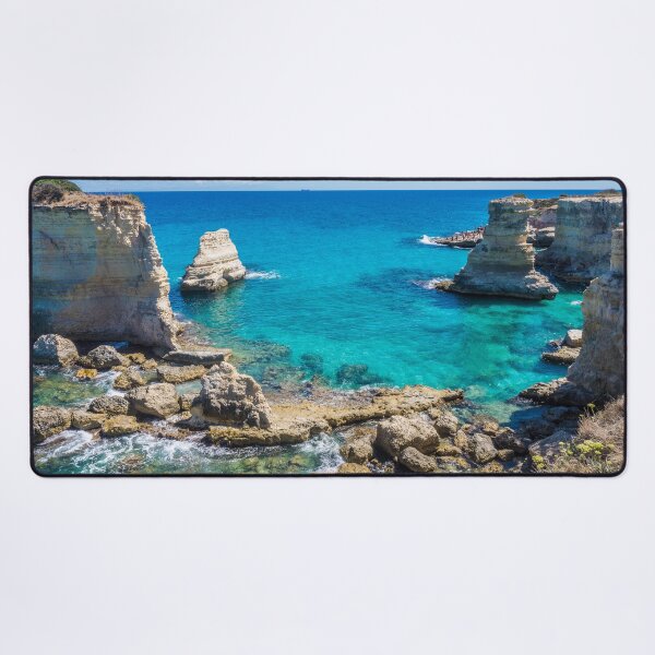 Item preview, Turquoise Sea, Cliffs and Green Trees. Puglia, Italy designed and sold by salarkoshop.