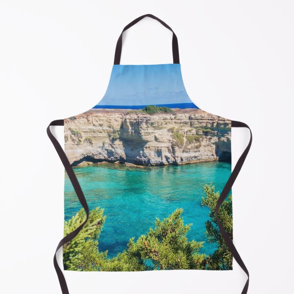 Item preview, Turquoise Sea, Cliffs and Green Trees. Puglia, Italy designed and sold by salarkoshop.