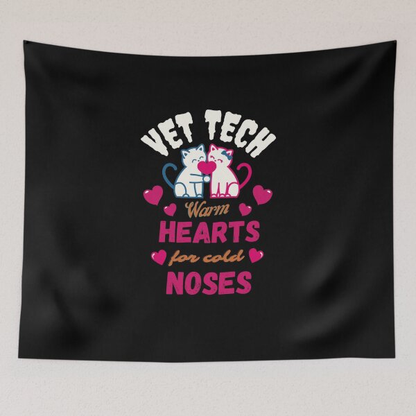 Item preview, vet tech warm hearts for cold noses Veterinary Gift  designed and sold by abdilahe60.