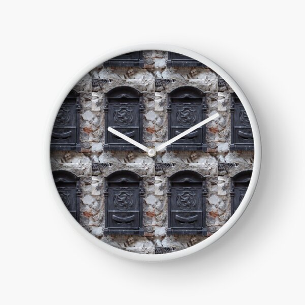 Mail Box: Sicilian Street Detail 1 Clock