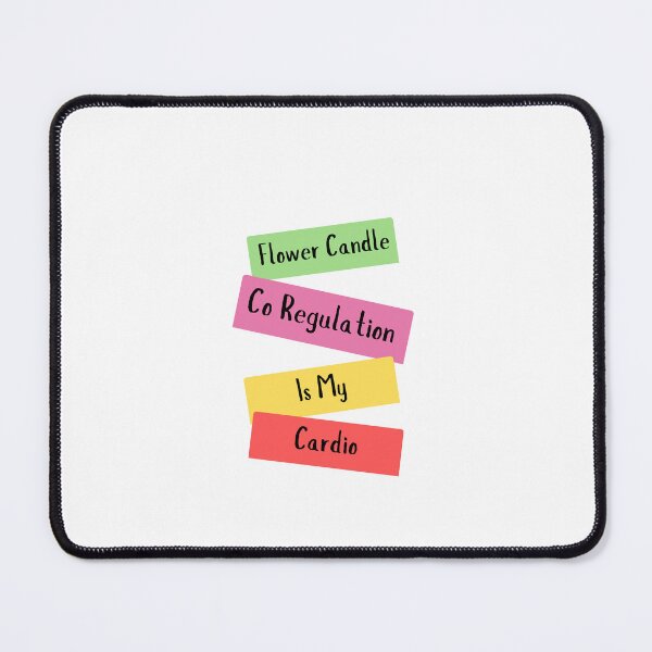 Item preview, Flower Candle Co Regulation Is My Cardio designed and sold by erion-store.