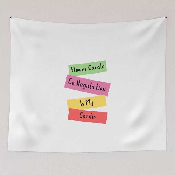 Item preview, Flower Candle Co Regulation Is My Cardio designed and sold by erion-store.
