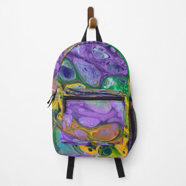 Item preview, Colorful abstract fluid paint  designed and sold by baksuart.