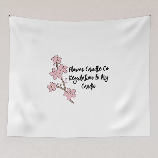 Item preview, Flower Candle Co Regulation Is My Cardio designed and sold by erion-store.