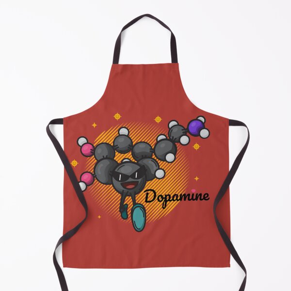 Item preview, Dopamine chemical structure, neurotransmitter in the brain, feel-good molecule for satisfaction and pleasure designed and sold by thurakitdew.