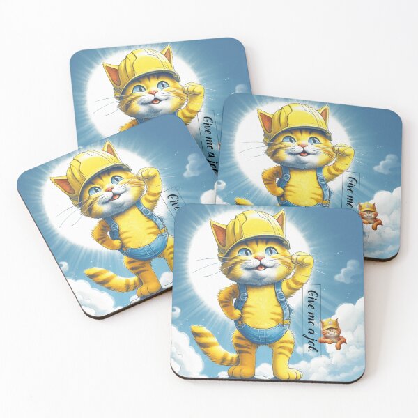 Item preview, Funny Catswithhardhats - Meow-some Construction Feline Crew designed and sold by Vlad-Nik001.