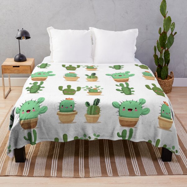 Item preview, Happy Cactus plants with faces sticker pack designed and sold by Branjos.