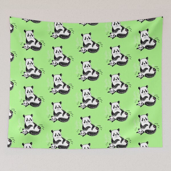 Item preview, Panda mom on her cub!  designed and sold by cheekyfoxart.