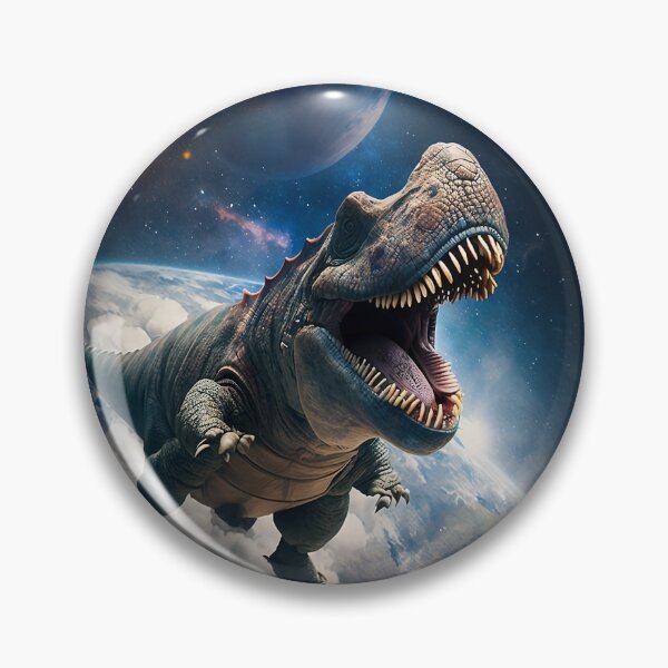 Item preview, Un dinosaurio en el espacio exterior. designed and sold by TheShadowD.