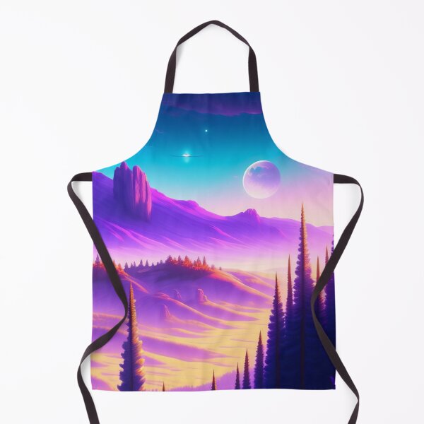 Item preview, Beautiful Purple Fantasy Dream Cosmic Landscape AI Art designed and sold by unusualillusion.