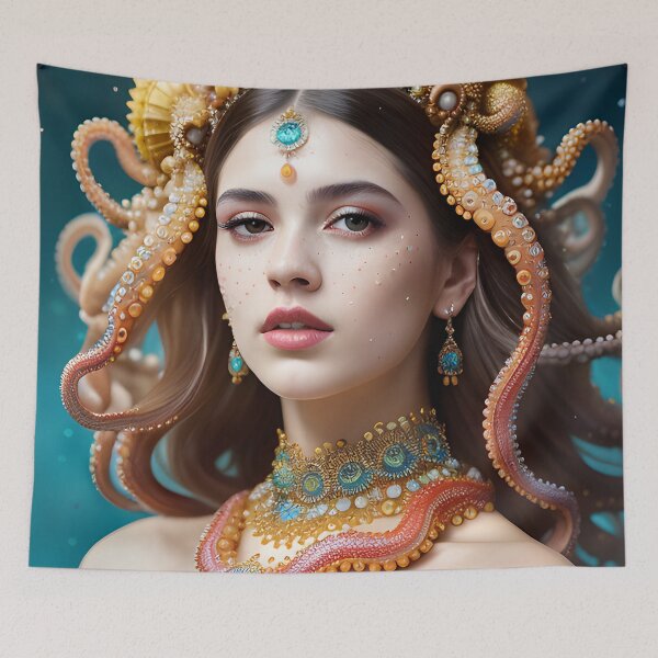 Item preview, Octopus girl designed and sold by lulu-o-lulu.