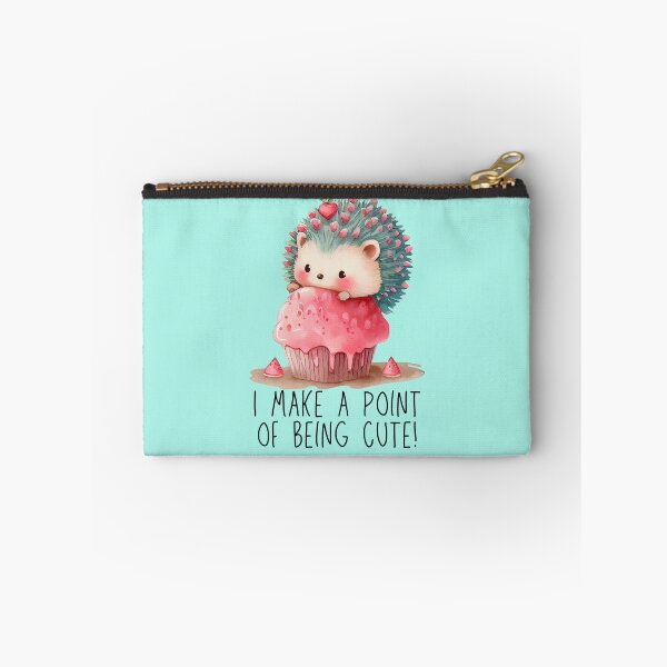 Item preview, Hedgehog: I Make A Point of Being Cute designed and sold by BirdandPoppy.