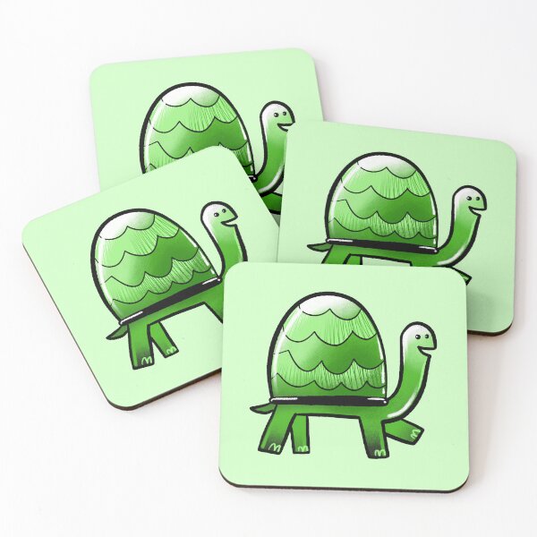 Item preview, Happy turtle dancing designed and sold by cheekyfoxart.