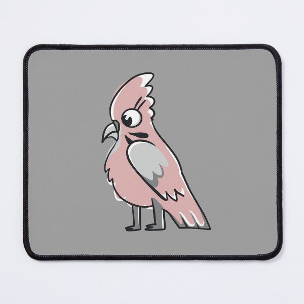 Item preview, Standing cocky pink and grey cockatoo designed and sold by cheekyfoxart.